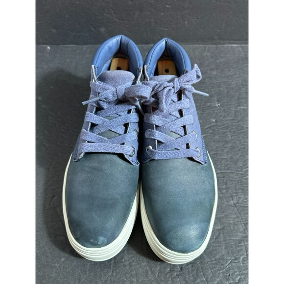 Timberland Groveton Navy Nubuck Leather Chukka Boot Women's Size 6.5 - Picture 4 of 8